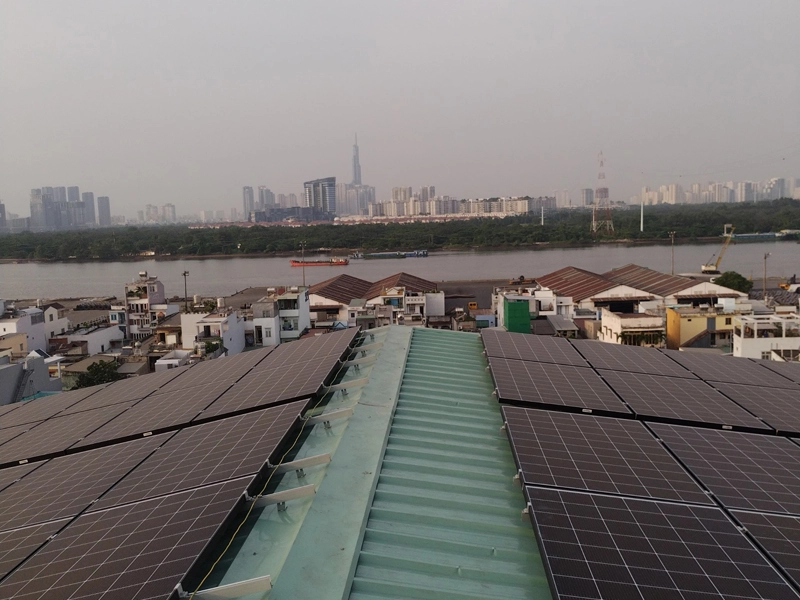 Hệ thống điện mặt trời áp mái Văn Phòng Viễn Sơn