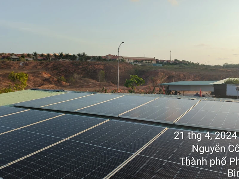 Thi Công Hệ Thống Điện Mặt Trời 6 kWp Cho Quán Cà Phê 79 Tại Mũi Né, Bình Thuận