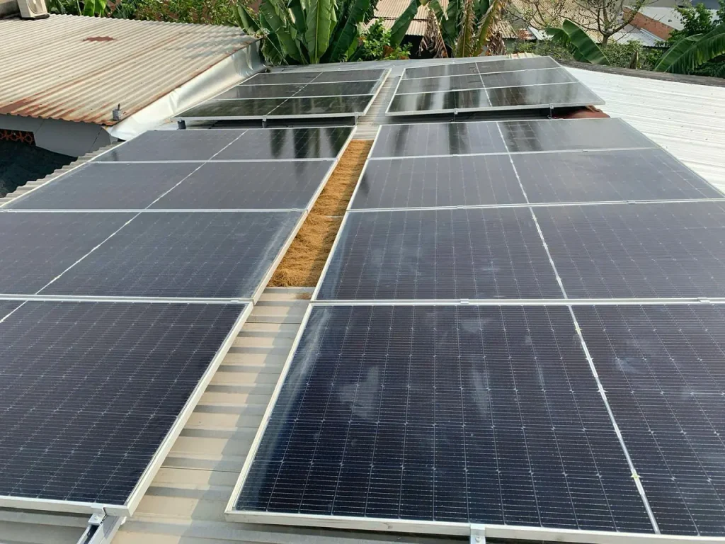 Hệ thống điện mặt trời hybrid khu nhà trọ Tỉnh lộ 15